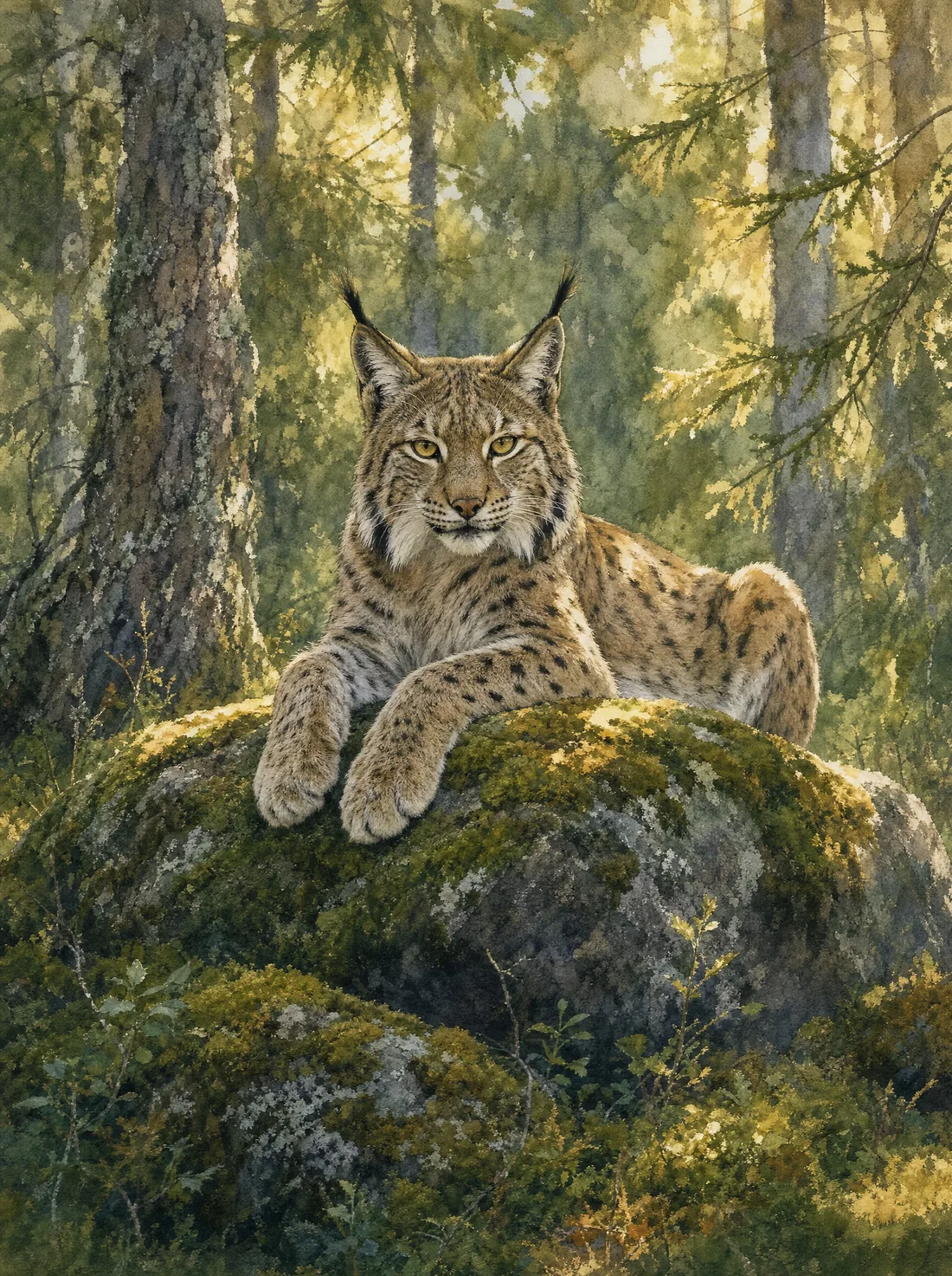 Ilves kivellä