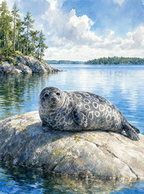 Norppa kivellä