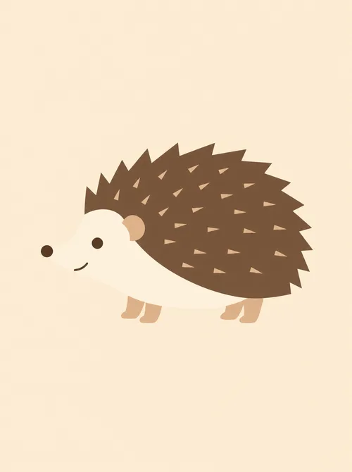 Siili minimalistinen