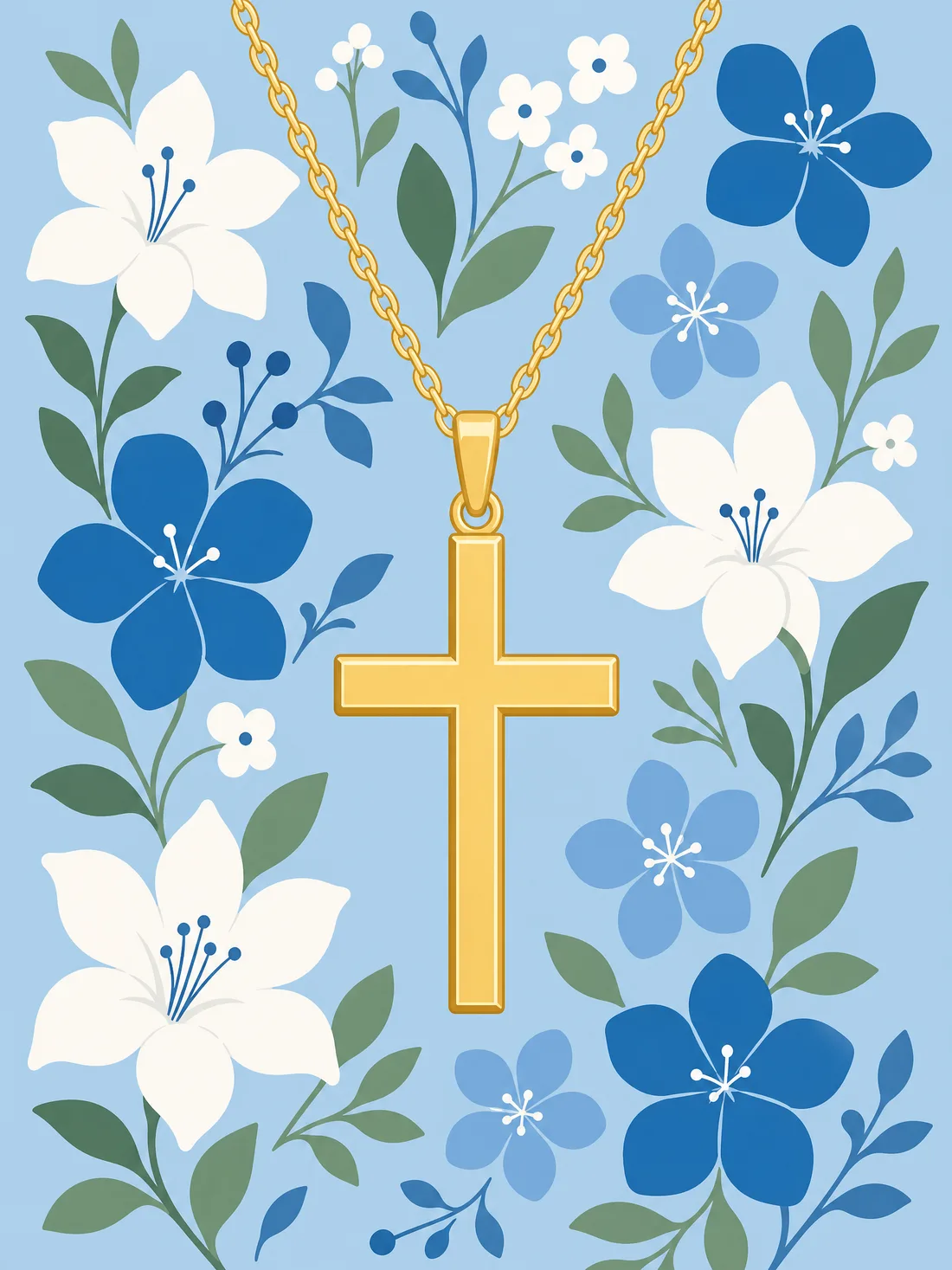 Sininen kukkaristi