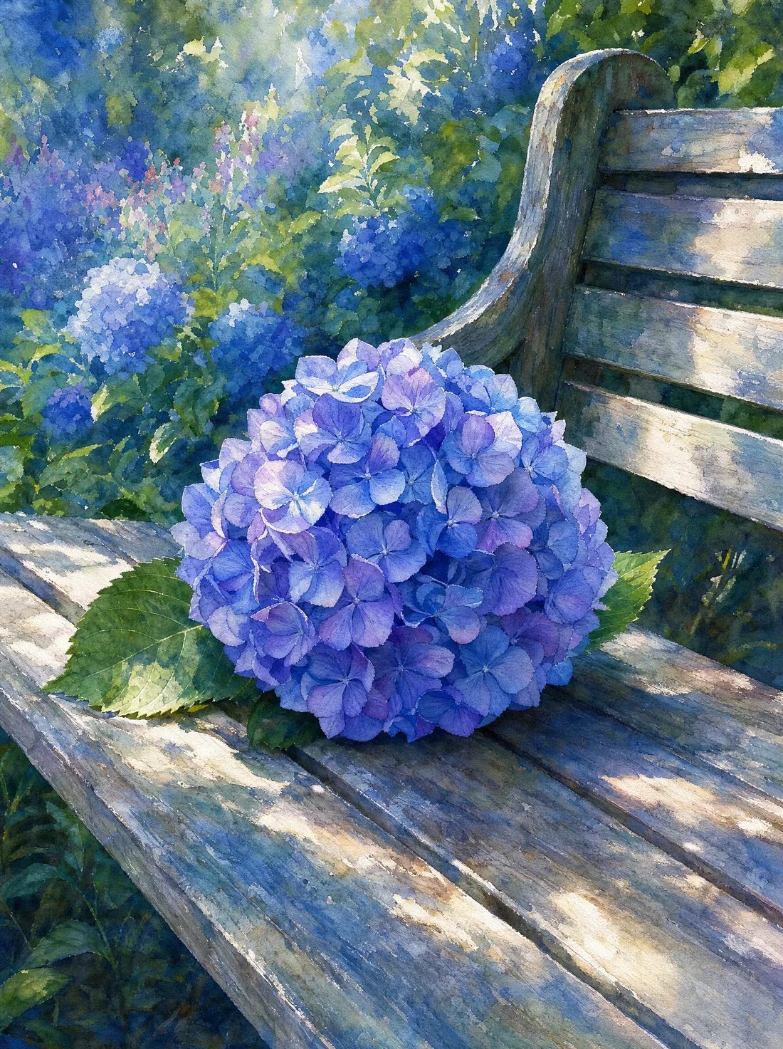 Hortensia penkillä