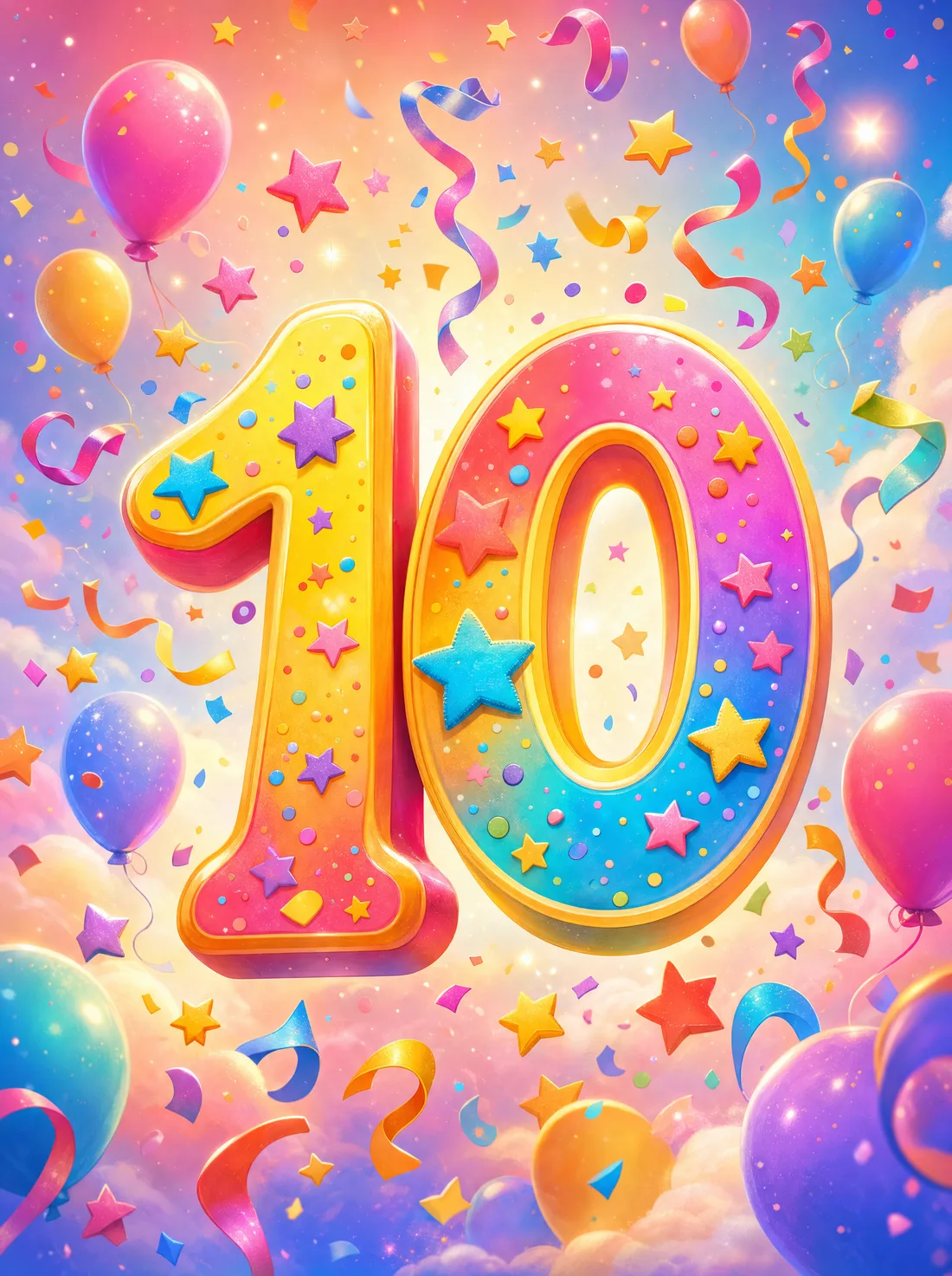 Numerot 10 vuotta värikäs