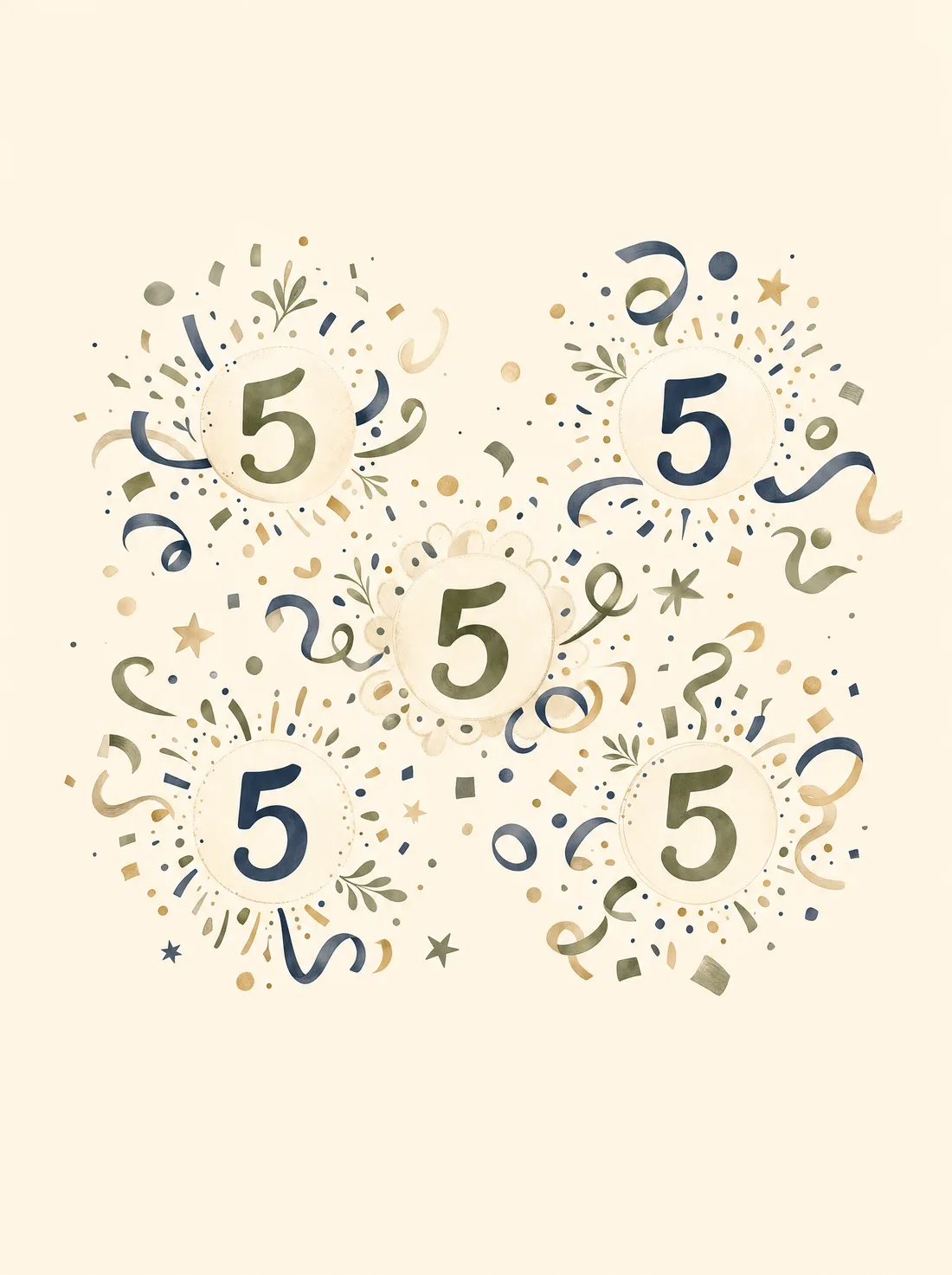 Numerot 5 vuotta