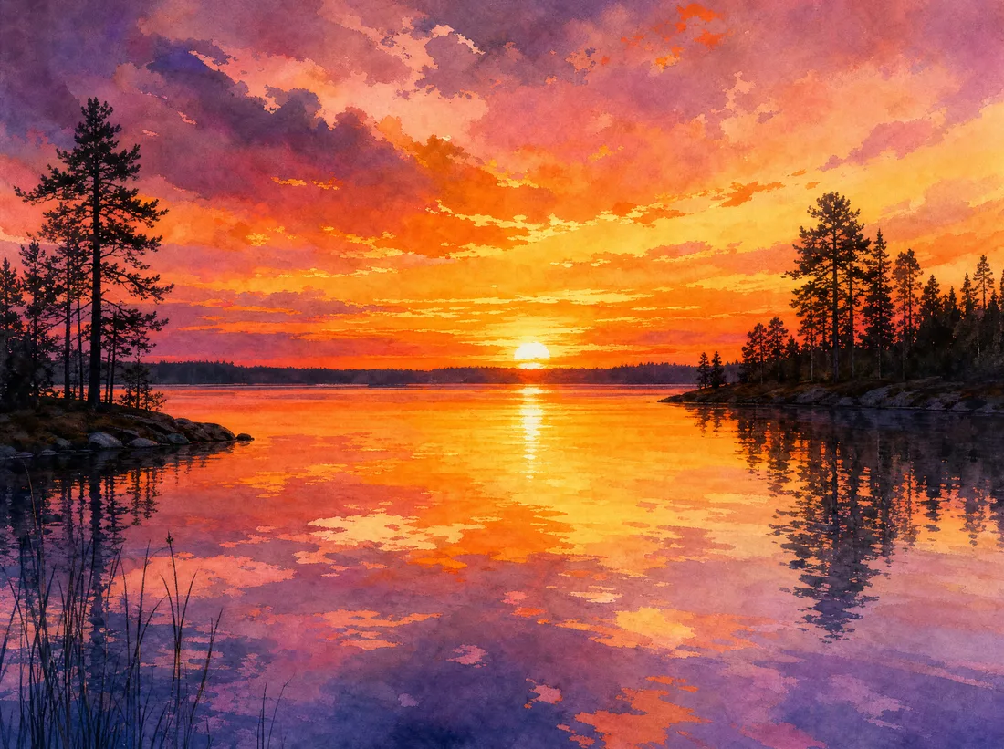 Auringon lasku
