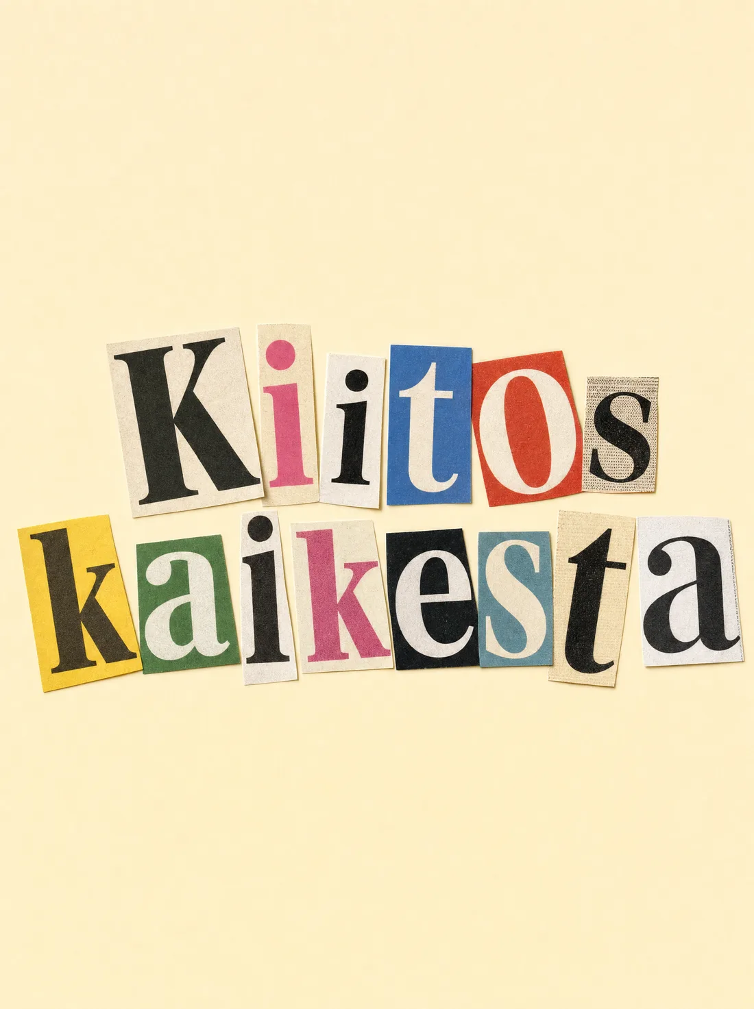 Kiitos kaikesta lehtileikkeet