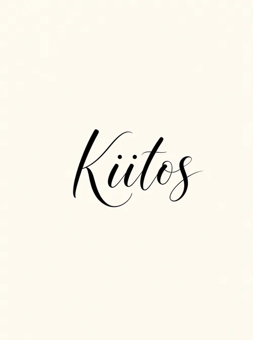 Kiitos käsinkirjoitettu