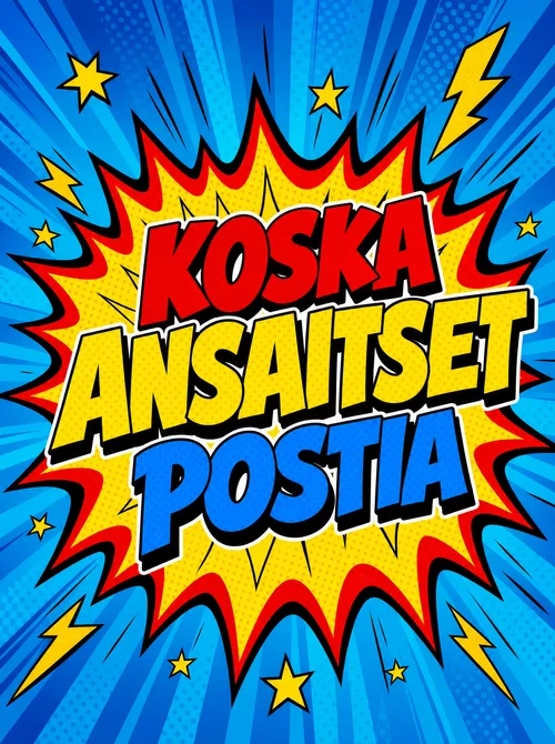 Koska ansaitset postia sarjakuva