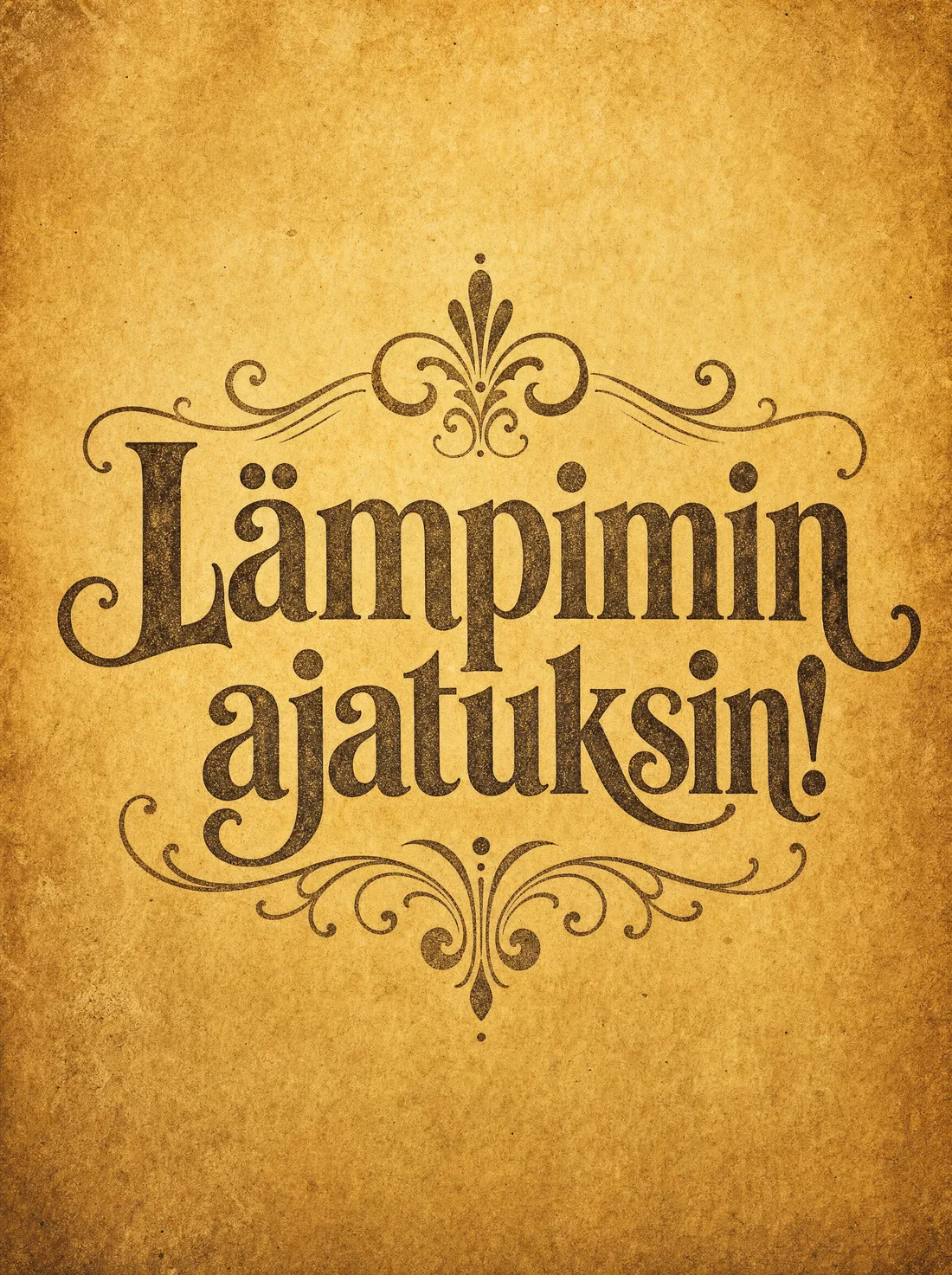 Lämpimin ajatuksin vintage