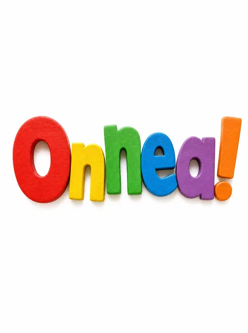 Onnea palikkakirjaimet