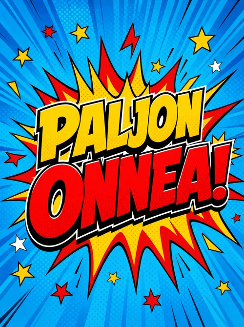 Paljon onnea sarjakuva