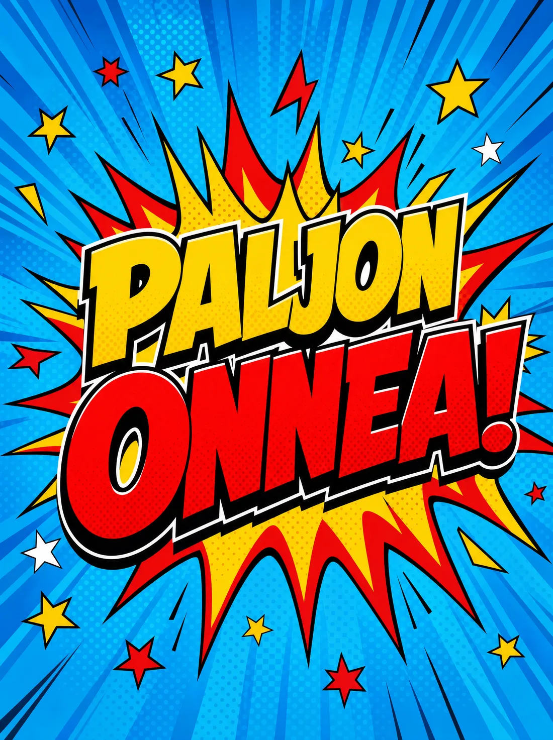 Paljon onnea sarjakuva