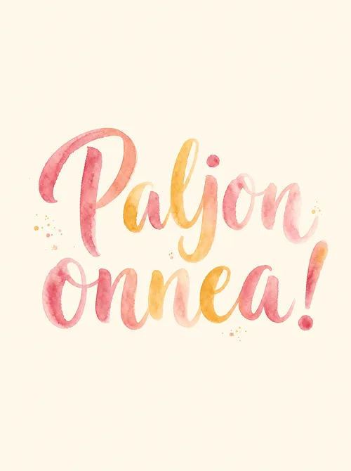 Paljon onnea vesivari