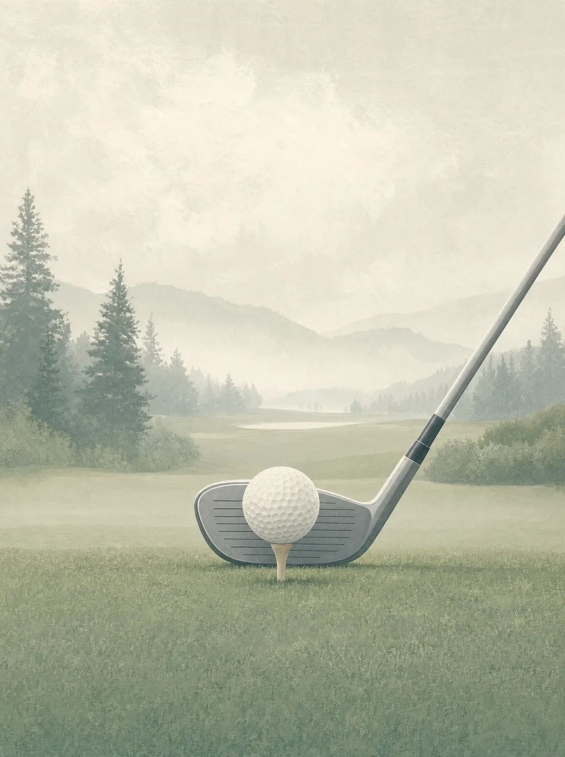 Golf minimalistinen