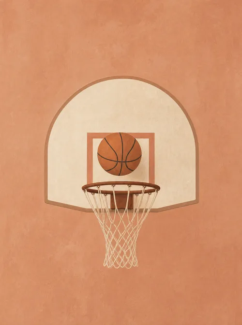 Koripallo minimalistinen